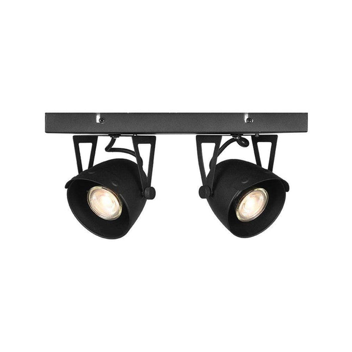 Spot Cap led - Zwart - Metaal - 2 Lichts-Spots-LABEL51