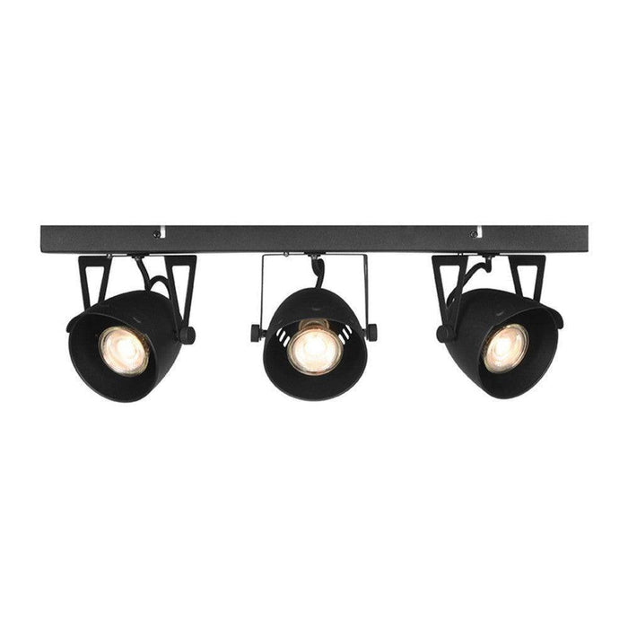 Spot Cap led - Zwart - Metaal - 3 Lichts-Spots-LABEL51