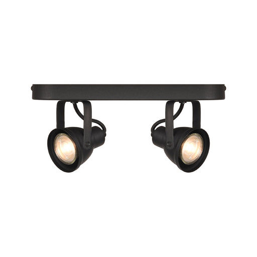 Spot Max Zwart Metaal 2-Lichts 30x9x16 cm-Spots-LABEL51