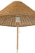 Staande Lamp metaal/rattan wit/naturel-Vloerlampen-J-Line