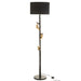 Standing Lamp Monkeys Resin/Metal Black/Gold-Vloerlampen-J-Line