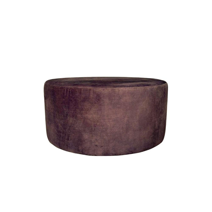 StarFurn MySofa Poef | Rond | 80 cm | Adore 108 | Bruin-Poefs-Starfurn