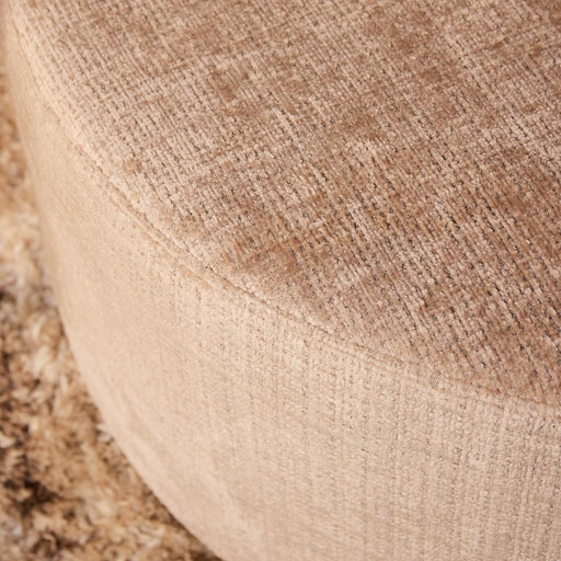 StarFurn MySofa Poef | Rond | 80 cm | Cremona 14 | Taupe-Poefen-Starfurn