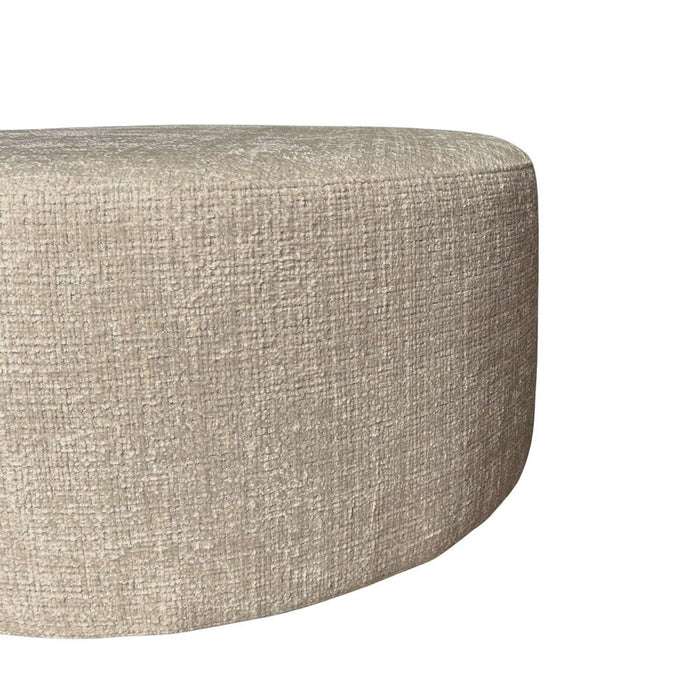 StarFurn MySofa Poef | Rond | 80 cm | Cremona 14 | Taupe-Poefen-Starfurn