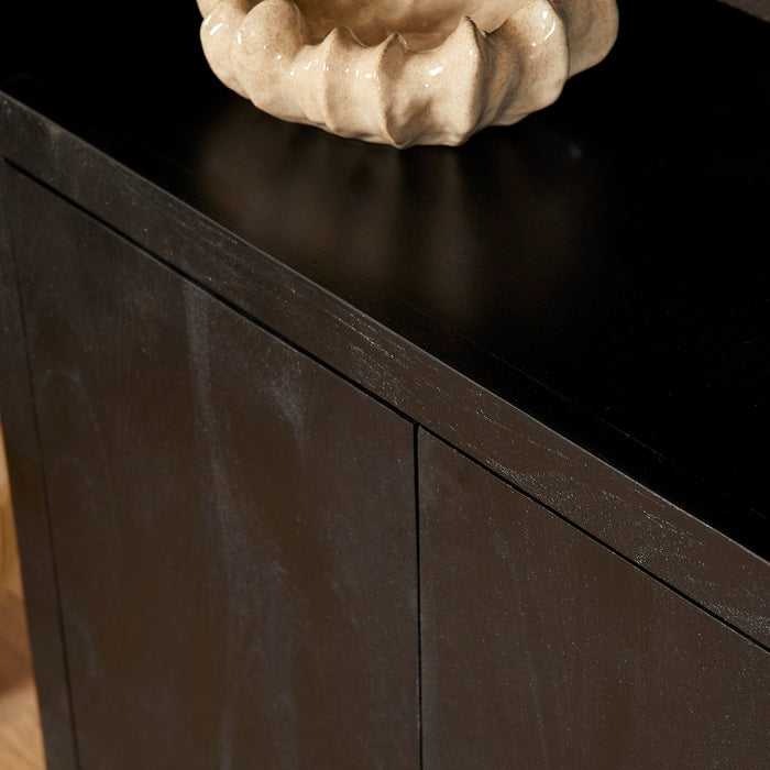 Starfurn Boekenkast Brussel Black | 90 cm | 4 vakken-Boekenkasten-Starfurn