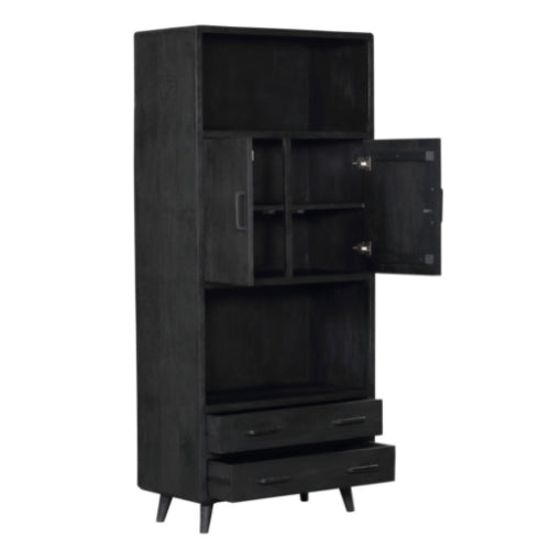 Starfurn Boekenkast Omaha Black | 90 cm-Boekenkasten-Starfurn