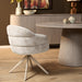Starfurn Eetkamerstoel Bella | Off White | Poot Sand | Met armleuning-Eetkamerstoelen-Starfurn