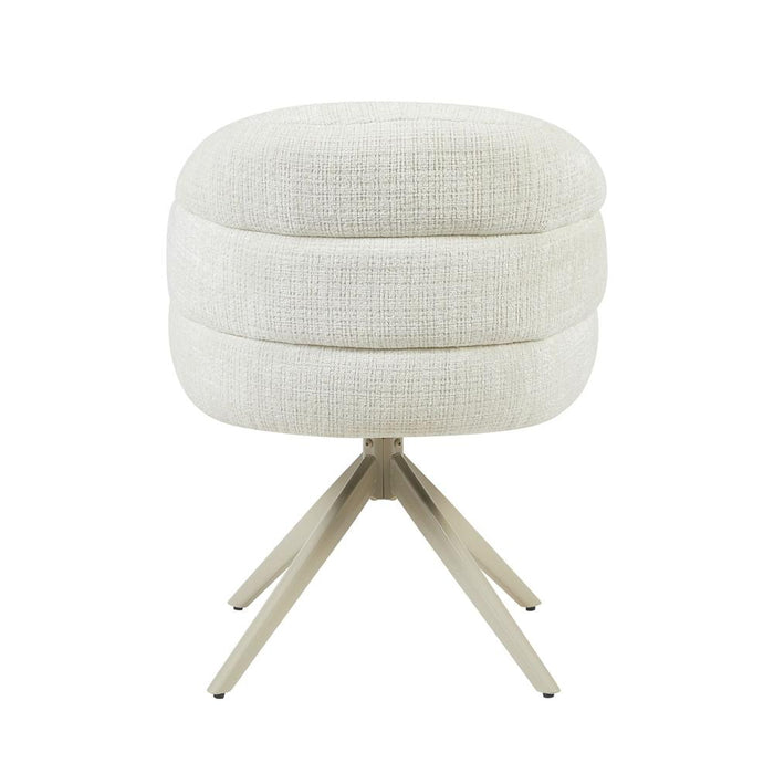 Starfurn Eetkamerstoel Bella | Off White | Poot Sand | Met armleuning-Eetkamerstoelen-Starfurn