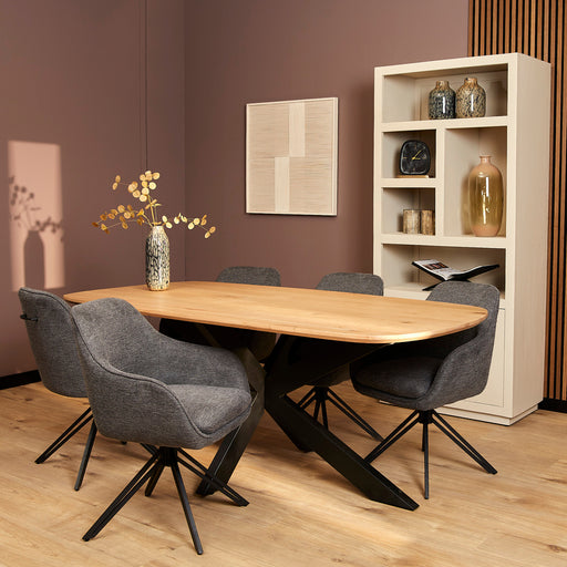 Starfurn Eetkamerstoel Jens | Antraciet-Eetkamerstoelen-Starfurn