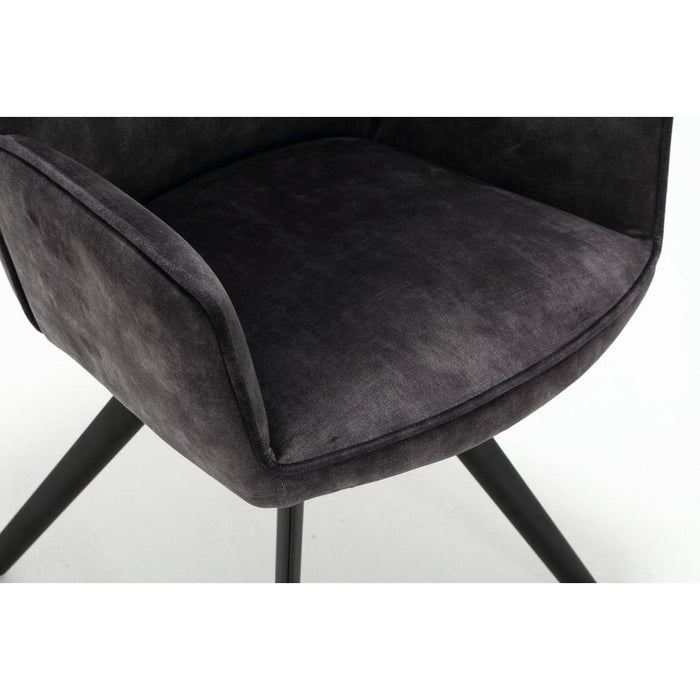 Starfurn Eetkamerstoel Nova | Antraciet-Eetkamerstoelen-Starfurn