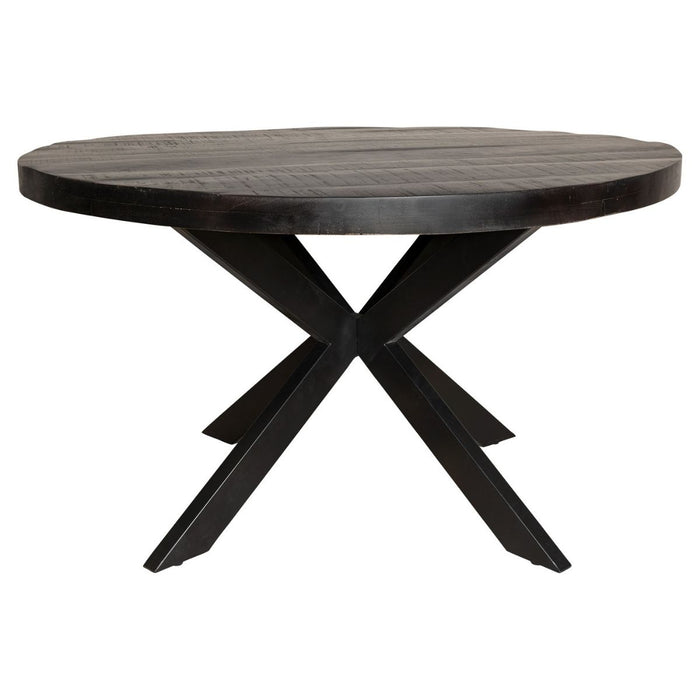 Starfurn Eetkamertafel Denver Black | Rond | 110 cm-Eettafels-Starfurn