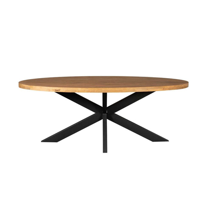 Starfurn Eetkamertafel Denver | Ovaal | Mangohout | 180 cm-Eettafels-Starfurn
