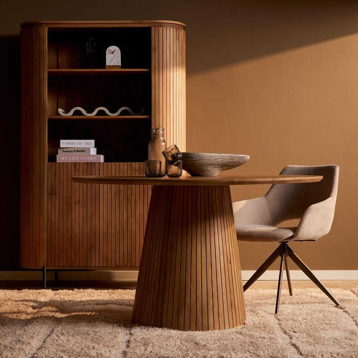 Starfurn Eettafel Solana | 130 cm | Naturel-Eettafels-Starfurn