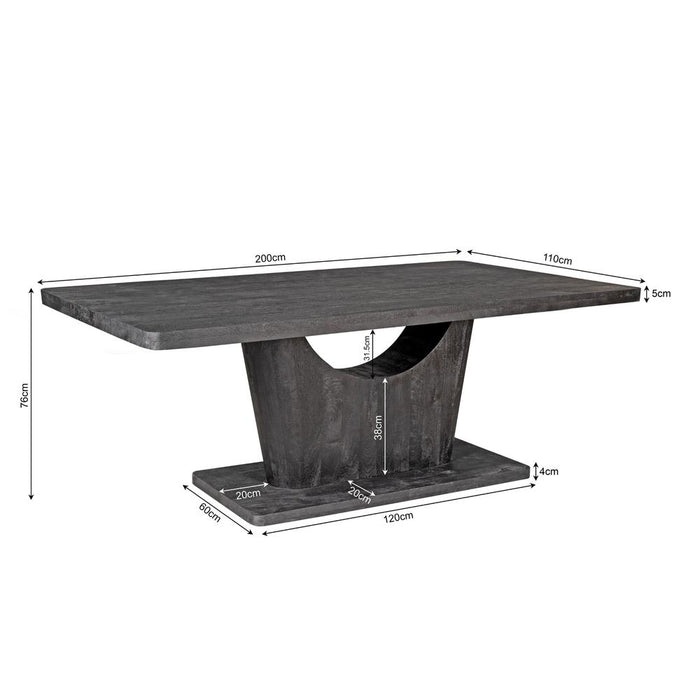 Starfurn Eettafel Voco | 240 cm | Brown-Eettafels-Starfurn