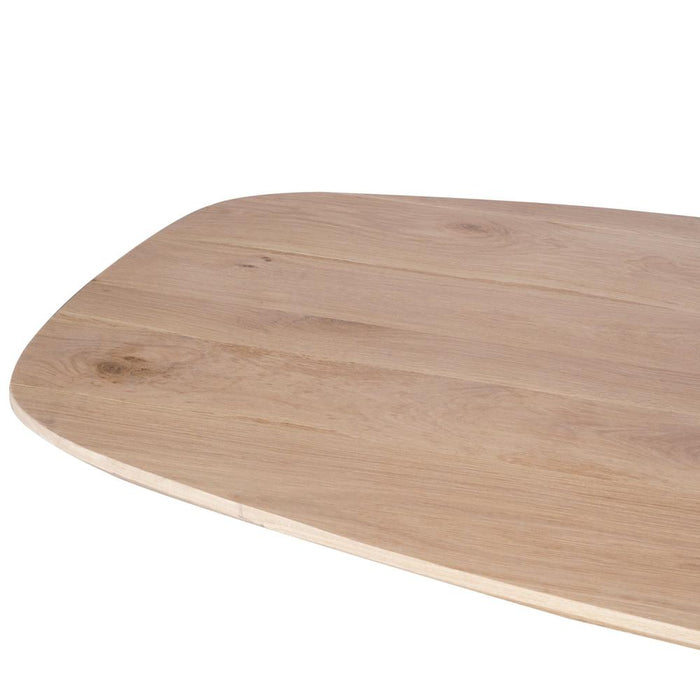 Starfurn Eiken eettafel Ferris | Deens Ovaal 200 cm | Naturel-Eettafels-Starfurn