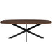 Starfurn Eiken eettafel Ferris | Deens Ovaal 240 cm | Brown-Eettafels-Starfurn