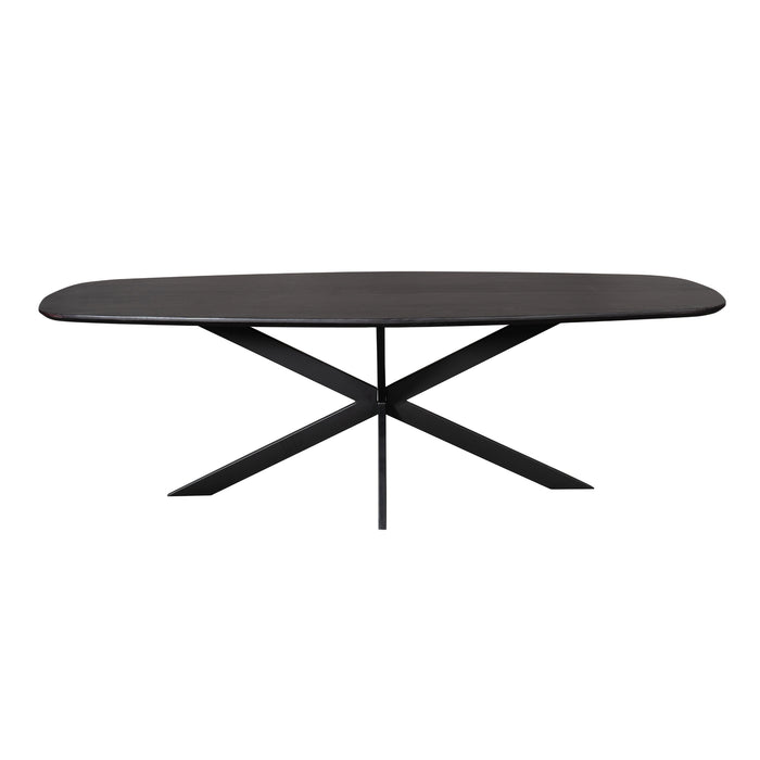 Starfurn Eiken eettafel Ferris | Deens Ovaal 280 cm | Zwart-Starfurn