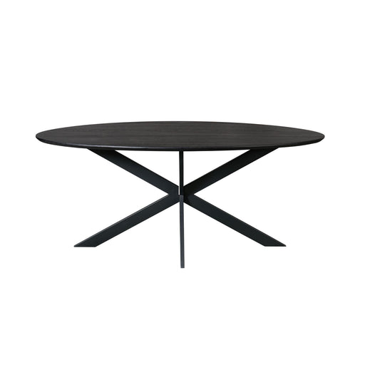 Starfurn Eiken eettafel Ferris | Ovaal 180 cm | Zwart-Starfurn