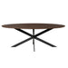 Starfurn Eiken eettafel Ferris | Ovaal 210 cm | Brown-Meubels-STARFURN
