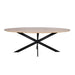 Starfurn Eiken eettafel Ferris | Ovaal 210 cm | Naturel-Eettafels-Starfurn