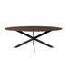 Starfurn Eiken eettafel Ferris | Ovaal 280 cm | Brown-Eettafels-Starfurn