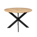 Starfurn Eiken eettafel Ferris | Rond 110 cm | Naturel-Eettafels-Starfurn