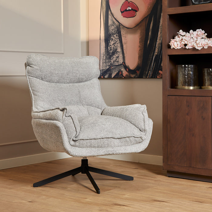 Starfurn Fauteuil Vera | Light Grey-Fauteuils-Starfurn