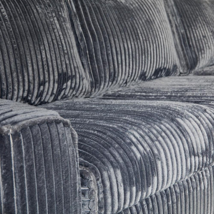 Starfurn | MySofa Teddy | 2,5 zits + Divan Rechts | Antraciet-Hoekbanken-Starfurn