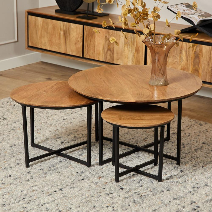 Starfurn Salontafel RichWood | Set van 3-Salontafels-Starfurn