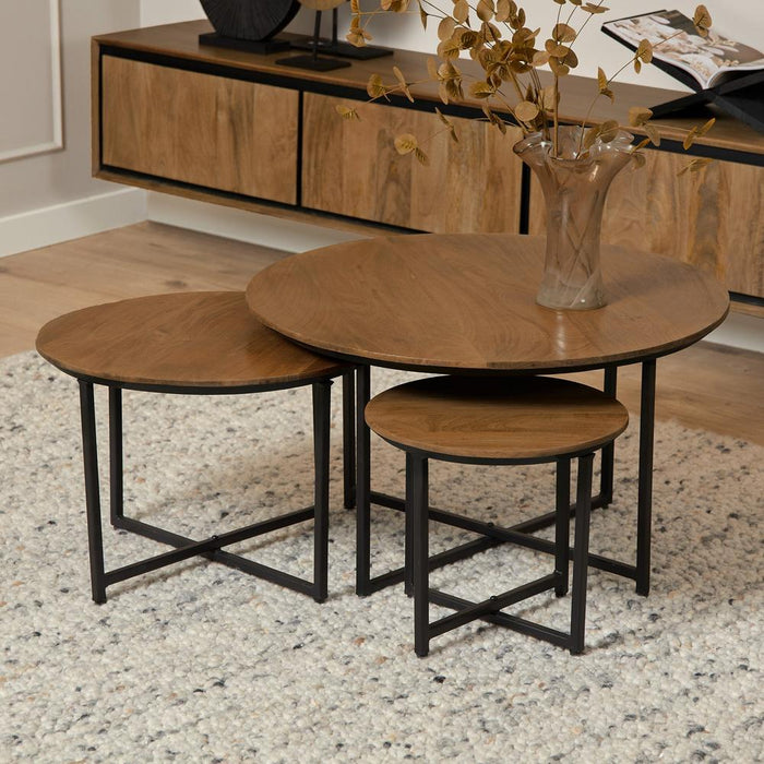 Starfurn Salontafel RichWood | Set van 3-Salontafels-Starfurn