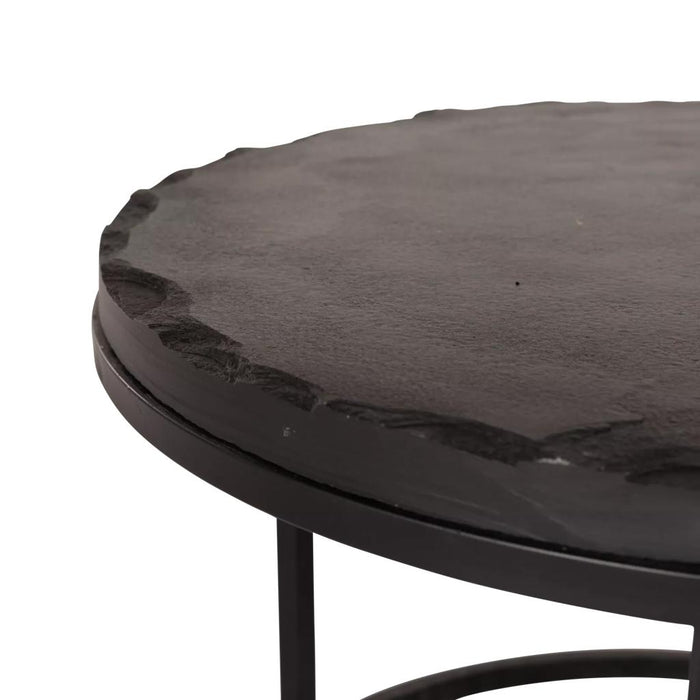 Starfurn Salontafel set Ora | Zwart Kadappa Stone 60-45 cm-Salontafels-Starfurn