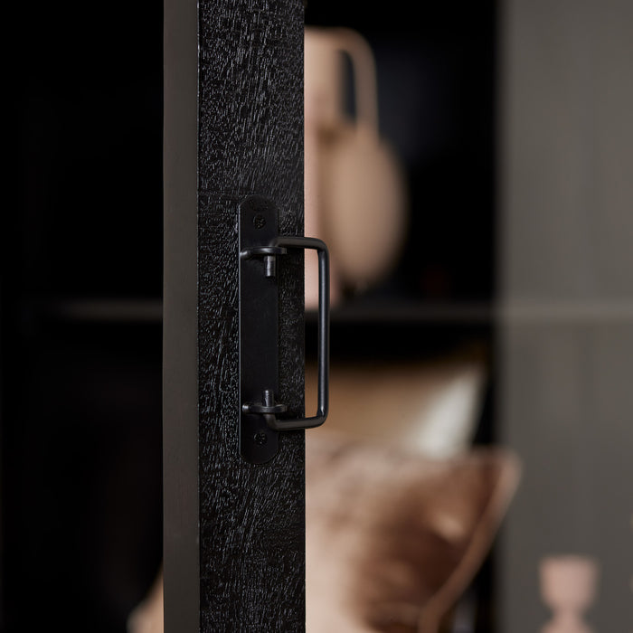 Starfurn Vitrinekast Boaz Black | 115 cm-Vitrinekasten-Starfurn