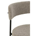Stoel Boucle multiplex/polyester grijs/zwart-J-Line