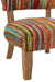 Stoel Chindi Hout/Textile Mix 60x68x72 cm-Eetkamerstoelen-J-Line