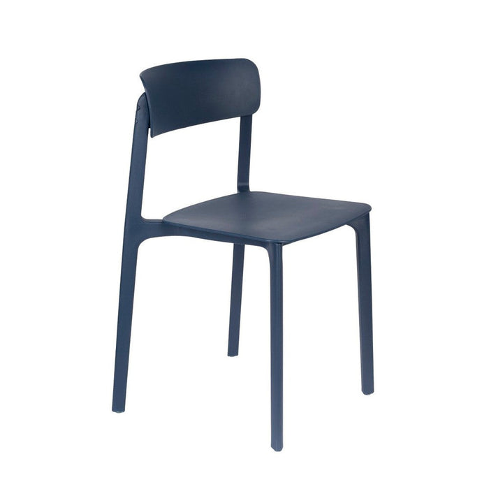 Stoel Clive Dark Blue-Eetkamerstoelen-Creating Home