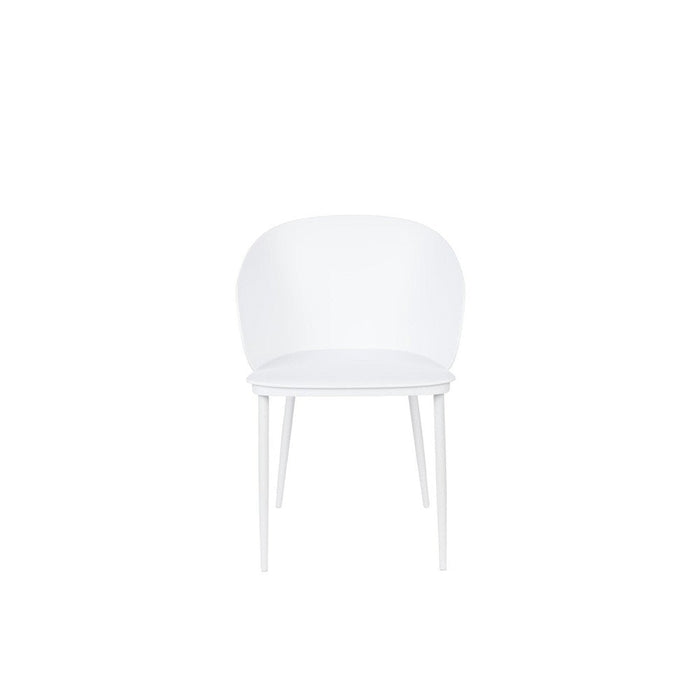 Stoel Gigi All White-Eetkamerstoelen-Creating Home