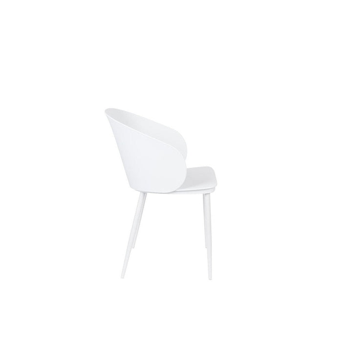 Stoel Gigi All White-Eetkamerstoelen-Creating Home