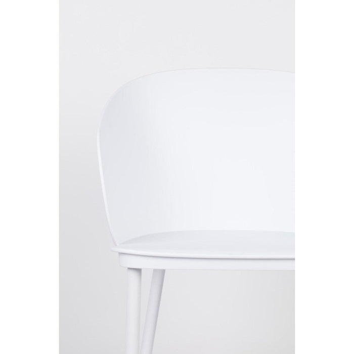 Stoel Gigi All White-Eetkamerstoelen-Creating Home