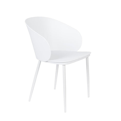 Stoel Gigi All White-Eetkamerstoelen-Creating Home