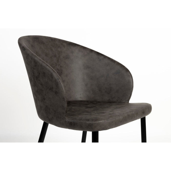 Stoel Hadid Anthracite-Eetkamerstoelen-Creating Home