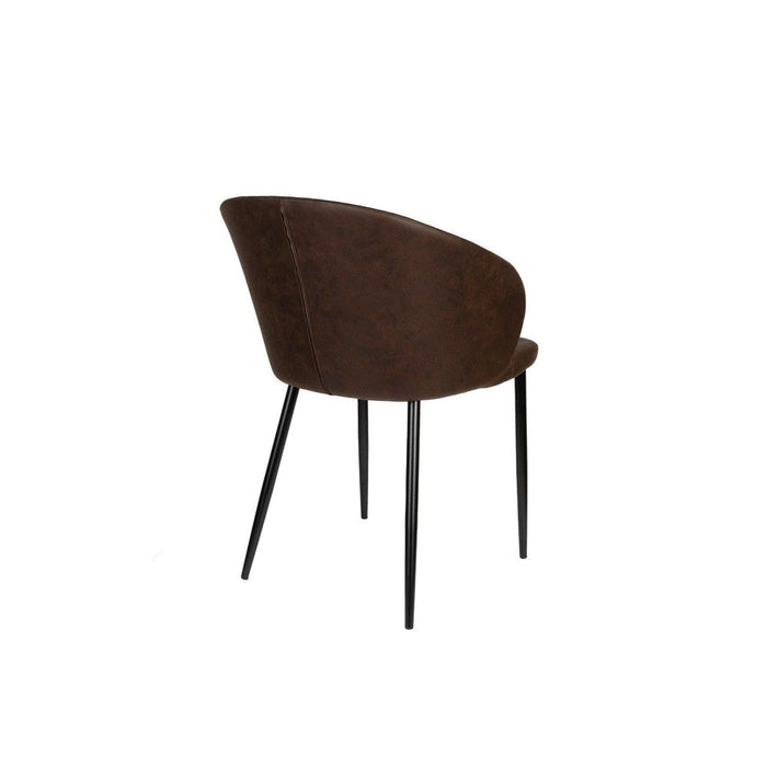 Stoel Hadid Brown-Eetkamerstoelen-Creating Home