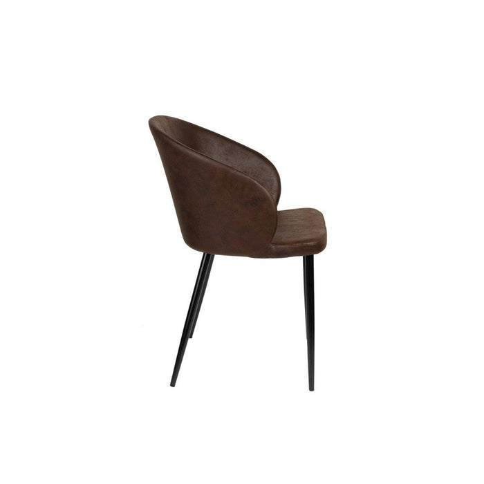 Stoel Hadid Brown-Eetkamerstoelen-Creating Home