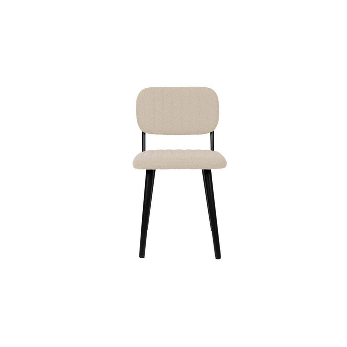 Stoel Jake Off White Bouclé-Eetkamerstoelen-Creating Home