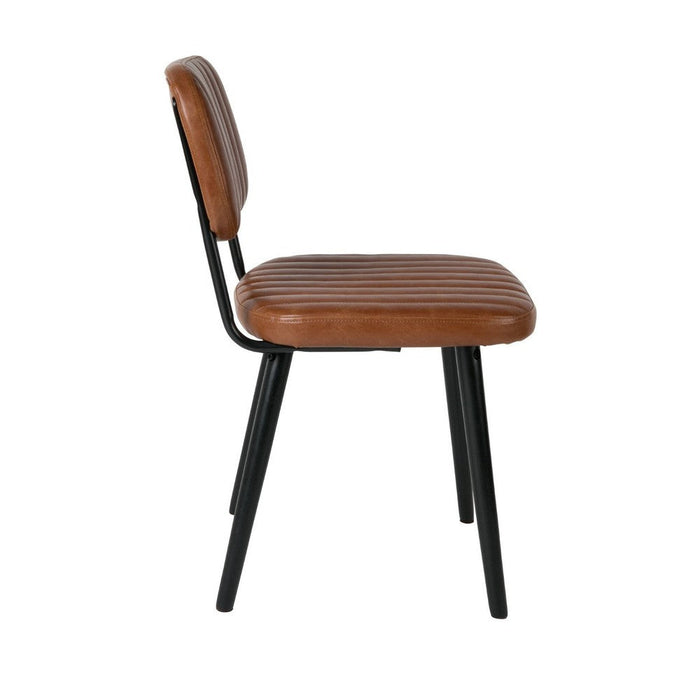 Stoel Jake Worn Brown-Eetkamerstoelen-Creating Home