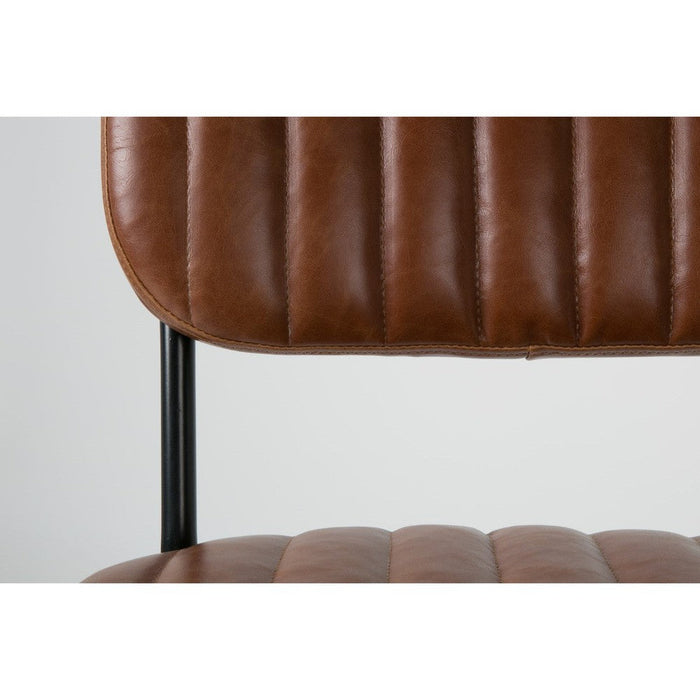 Stoel Jake Worn Brown-Eetkamerstoelen-Creating Home