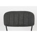 Stoel Jolien Black/Dark Grey-Eetkamerstoelen-Creating Home