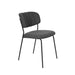 Stoel Jolien Black/Dark Grey-Eetkamerstoelen-Creating Home