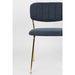 Stoel Jolien Gold/Dark Blue-Eetkamerstoelen-Creating Home