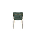 Stoel Jolien Gold/Dark Green-Eetkamerstoelen-Creating Home