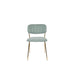 Stoel Jolien Gold/Light Green-Eetkamerstoelen-Creating Home